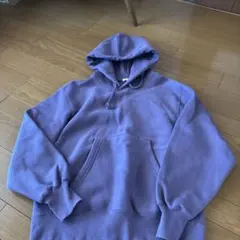 GU パープル フード付きパーカー