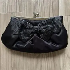 PROPORTION リボン付きクラッチバッグ