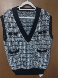 vネック ニット ベスト