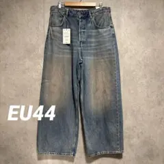 ZARA ヴィンテージウォッシュ バギーフィットデニムパンツ 46 新品 