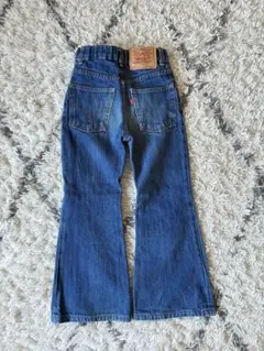 Levi's 517キッズ110ブーツカットデニムフレアパンツ古着　ヴィンテージのサムネイル