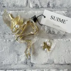 【ヘアクリップ】髪の毛／髪留め／キラキラ／ヘアアクセサリー／エレガント