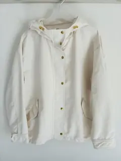 GUレディースマウンテンパーカー　アイボリーＬサイズ