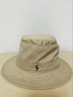 ラルフローレン バケットハット ベージュ Mサイズ 綿100%