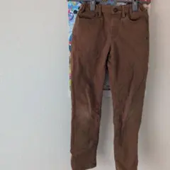 UNIQLO キッズ 長ズボン 130 ブラウン