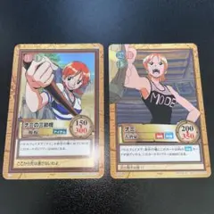 ワンピース カードダス ナミ 連番 3枚セット 2000年 - メルカリ