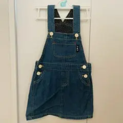 デニム ジャンパースカート サロペット