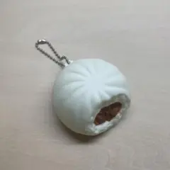 肉まん型キーホルダーミニチュアフードガチャガチャ