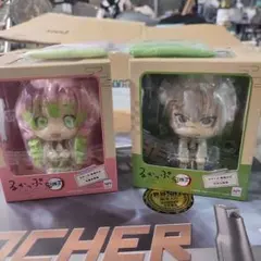 鬼滅の刃 るかっぷ　甘露寺蜜璃　不死川実弥　メガハウス 座布団 特典 7855 るかっぷ 鬼滅の刃 甘露寺蜜璃 完成品フィギュア