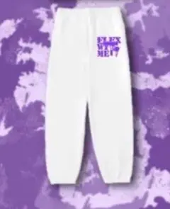 flexwitme スウェットパンツ FLEXWITME スウェットパンツ ホワイト - メルカリ