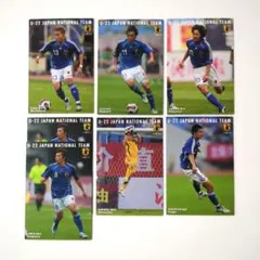 U-22サッカー日本代表 Calbeeチップス オフィシャルカード 7枚セット