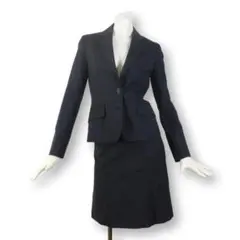 エフデ スカートスーツ 7 ブラック 黒 S ★未使用に近い★ 06【極美品】