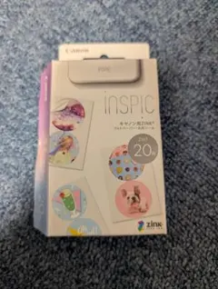 Canon inspic用 ZINK フォトペーパー 丸形シール 20枚