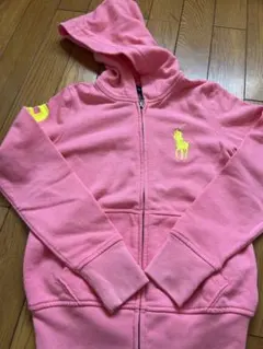 Ralph Lauren ピンクパーカー M (8-10)