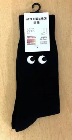 ユニクロANYA HINDMARCH HEATTECH ソックス 23-25cm