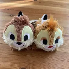チップとデール　2個セット　ディズニー　キーチェーン　ピン付き