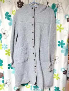 グレー フード付き コート 3Lサイズ