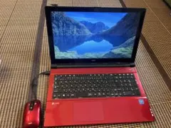 売り切り　NEC LAVIE NS150GAR ノートパソコン ルミナスレッド