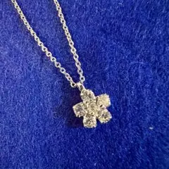 ヴィンテーアクセサリーネックレスシルバーフラワー花遺品整理生前整理