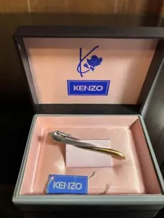 KENZO ネクタイピン シルバー ゴールド　箱付きのサムネイル