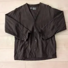 無印良品 MUJI 両面起毛 フランネル カーディガン プルオーバー S