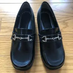 キッズ フォーマル シューズ ローファー ブラック 21cm 黒