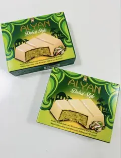 ２点 ドバイスタイル チョコレート タブレット ホワイトチョコ ピスタチオのサムネイル