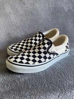 VANSチェッカーパターン スリッポン