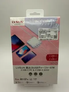 [新品] LVSUN 高出力USBチャージャー 87W