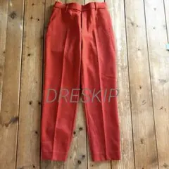 DRESKIP ドレスキップ　センタープレス　テーパードパンツ