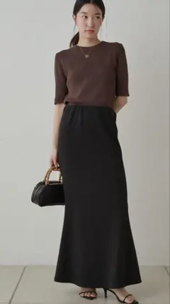 新品⭐︎タグ付【LOUNGEDRESS】カットジョーゼットマーメイドスカートのサムネイル