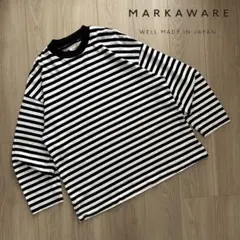 【MARKAWARE】BOX BORDER L/S T-SHIRT / 1