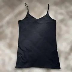FOREVER21 ブラック キャミソール　インナー　肌着　シンプル　無地 Mのサムネイル