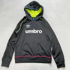 umbro アンブロ デサント製 刺繍ロゴ プルオーバー パーカー y2k