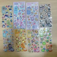 平成はっぴーフォン 8点セット キティ ポムポムプリン たまごっち