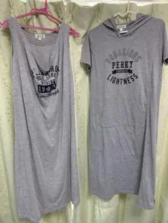 マタニティ&授乳　部屋着ワンピース　夏　Mサイズ2枚セット