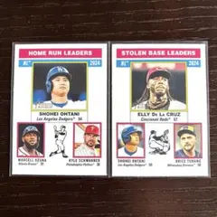2025 TOPPS HERITAGE 本塁打王 盗塁王 2枚セット