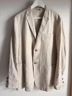 《 MUJI 》 メンズ/リネンジャケット Lサイズのサムネイル