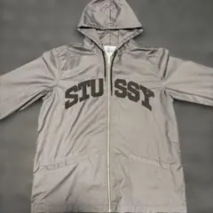 STUSSY ステューシー ナイロンジャケット ブラック ジップパーカー