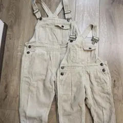 ブリーズ　オーバーオール　お揃いセット　120 90