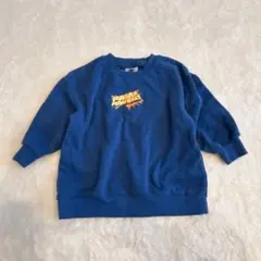 パウパトロール 裏起毛トレーナー 110cm キッズ トップス 長袖　ブルー