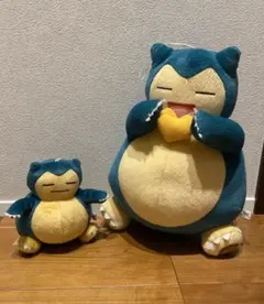 もぐもぐタイム　でっかいぬいぐるみ　カビゴン ポケモン⭐︎2点セット⭐︎