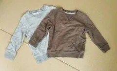 無印　トレーナー 110センチ　２枚セット