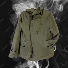 ミリタリージャケットWジップ