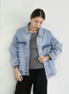 セレクトモカ デニムジャケット ライトブルー