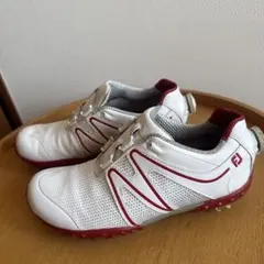 FootJoy FJ EXL ゴルフシューズ ホワイト/レッド - メルカリ