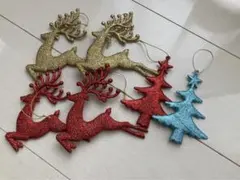 クリスマス飾り15点+キャンドルホルダー