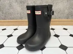 HUNTER ブラック 長靴 バックル付き