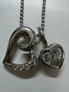 フォリフォリ ハートモチーフネックレス 美品