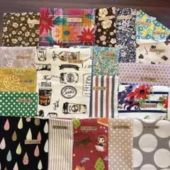 ハギレ生地セット ★G★ 19点さまざまなデザイン　まとめ売り